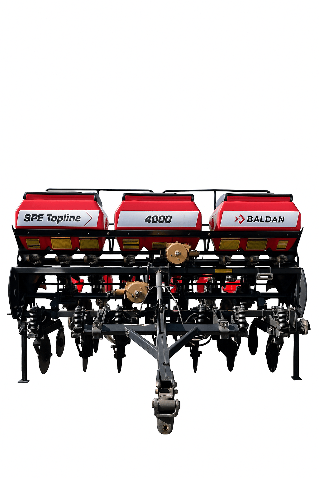 Plantadeira Spe4000 Top Line 7 Linhas Com Dosador De Sementes Titanium - Baldan