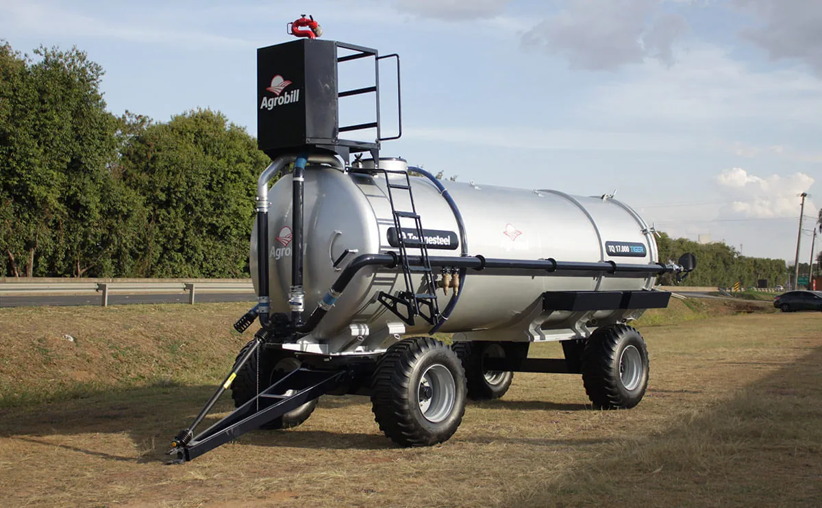 Carreta Tanque De Agua Tiger 17000 Litros Combate A Incendio Com Pneus 500/60-22.5 - Tecmesteel