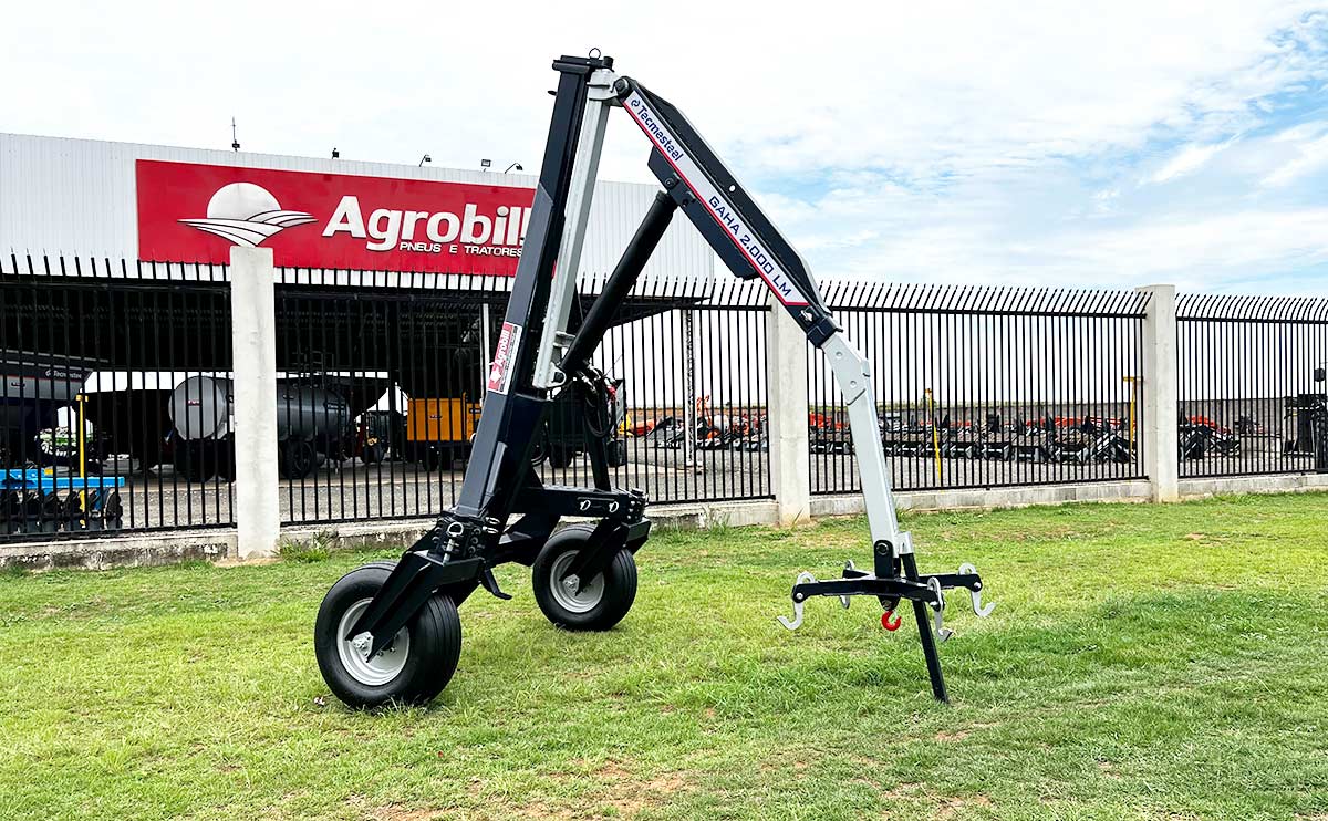 Guincho Agricola Big Bag 2000 Kg Lanca Manual Gaha-Lm 2T Com Regulagem De Bitola - Tecmesteel