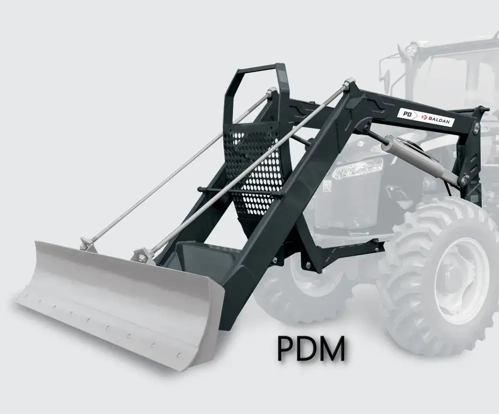 CONJUNTO FRONTAL DE LÂMINA PDM- TRATORES MASSEY FERGUSON 4X4 6711/ 6712/ 6713 BT- BALDAN