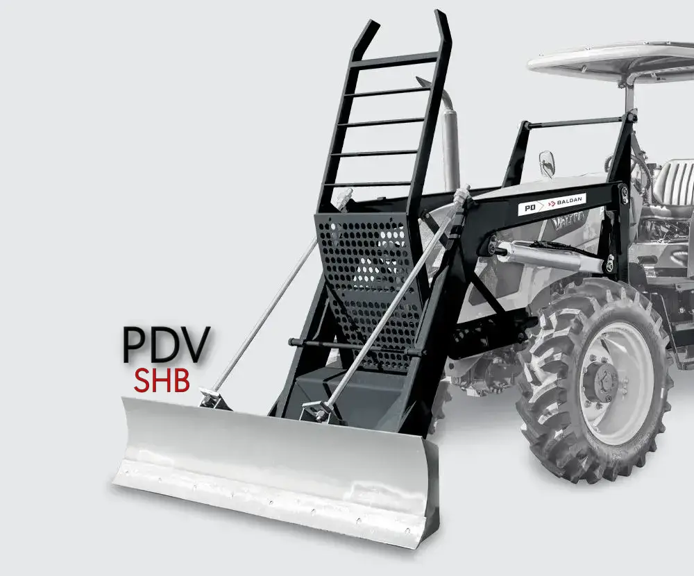 CONJUNTO FRONTAL DE LÂMINA PDV- VALTRA E Valmet 4x4 BH 145/ 165/ 185 e Bh 180 2007 GII SHB- BALDAN