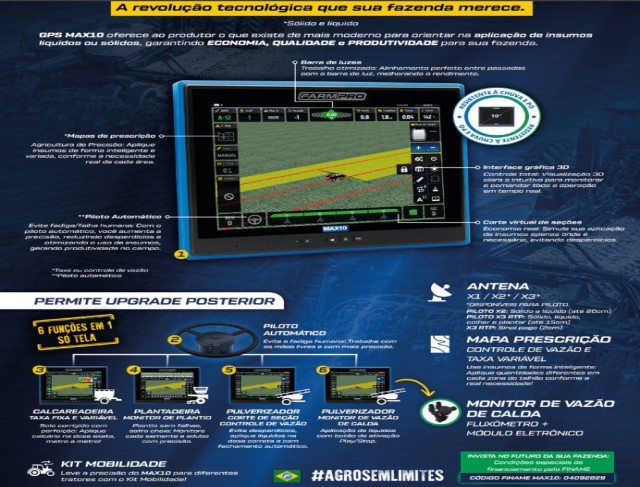 GPS AGRICOLA MAX 10 - FARMPRO