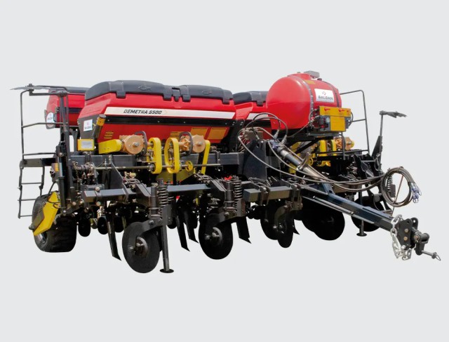 Plantadeira Demetra 5500 9 Linhas Com Dosador De Sementes Titanium - Baldan