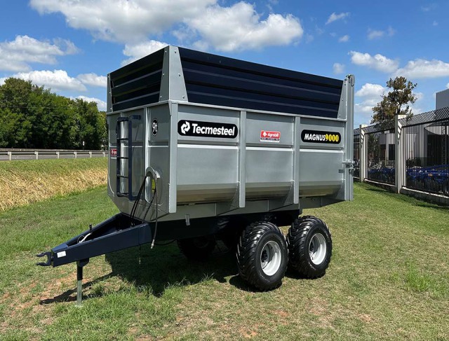 Carreta Agricola Basculante Cbtec 9000 Magnus- 13,5M³- Tandem- Com Pneus 400/60X15.5- Tecmesteel