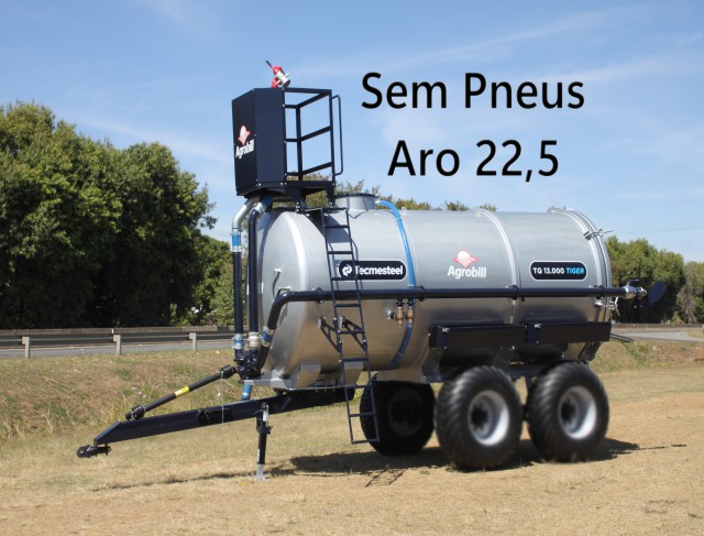Carreta Tanque De Agua Tiger 13000 Litros Combate A Incendio - Aro 22.5/ Sem Pneus - Tecmesteel
