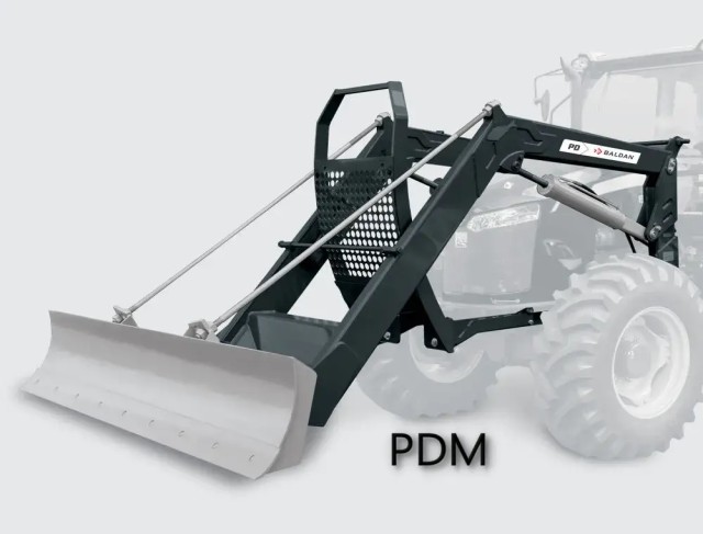 CONJUNTO FRONTAL DE LÂMINA PDM- TRATORES MASSEY FERGUSON 4X4 6711/ 6712/ 6713 BT- BALDAN