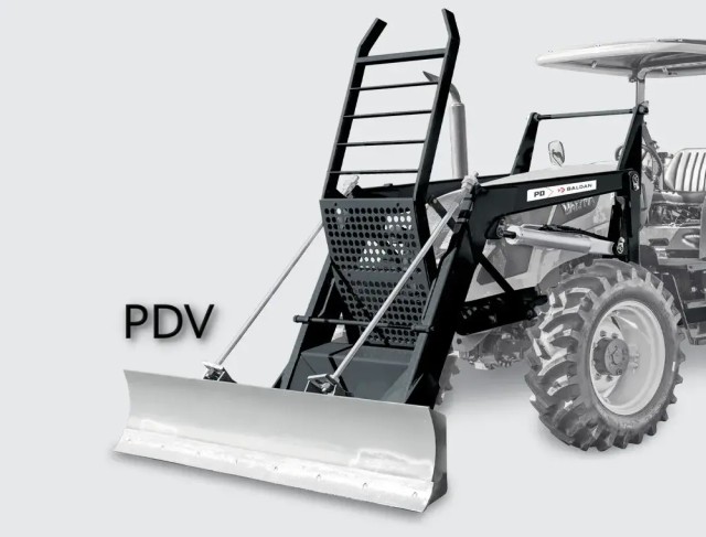 CONJUNTO FRONTAL DE LÂMINA PDV- Tratores VALTRA 4x4 BH 145/ 165/ 180 GII/ 185 BT- BALDAN